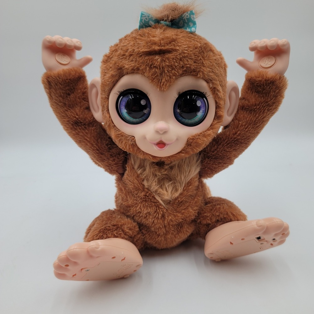 FurReal Friends‎ Peanut the Monkey Interactive Plush Brown Electronic Toy 16"